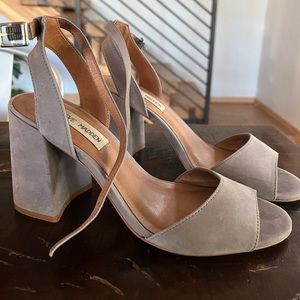 Steve Madden Purple/Grey Heels